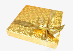 金色装饰礼盒素材