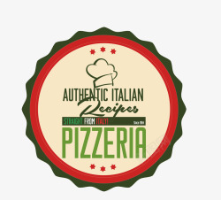pizza标签素材