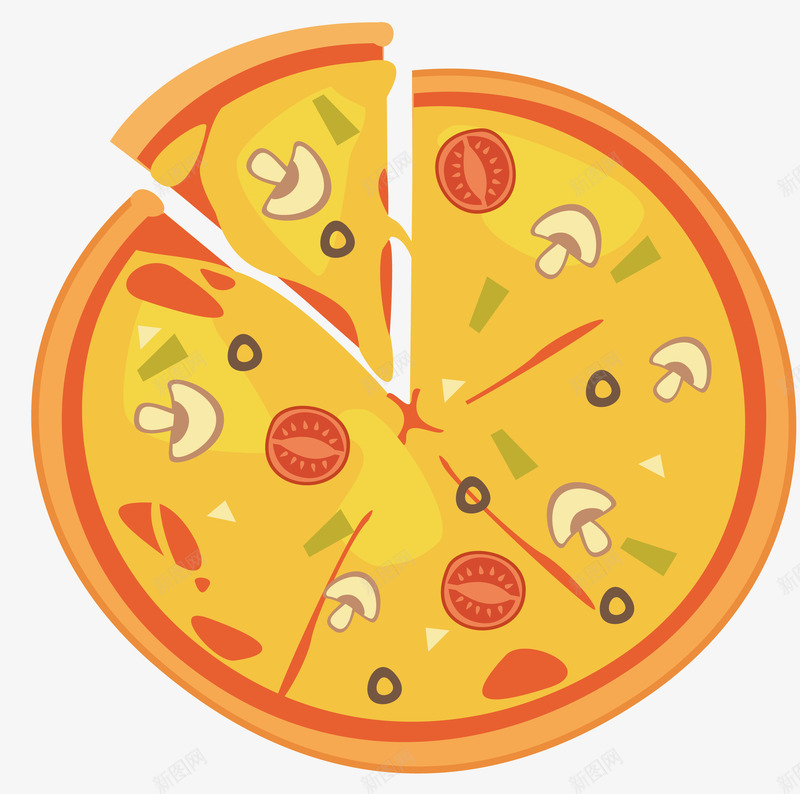 卡通美味意大利披萨矢量图ai免抠素材_新图网 https://ixintu.com 卡通披萨 卡通披萨png 意大利披萨 披萨png 美味披萨 食物披萨 矢量图