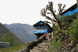 尼泊尔博卡拉摄影素材