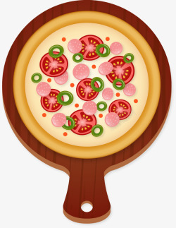 圆盘披萨素材