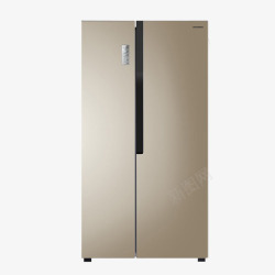 智能控温冰箱钛空金双开门大冰箱高清图片