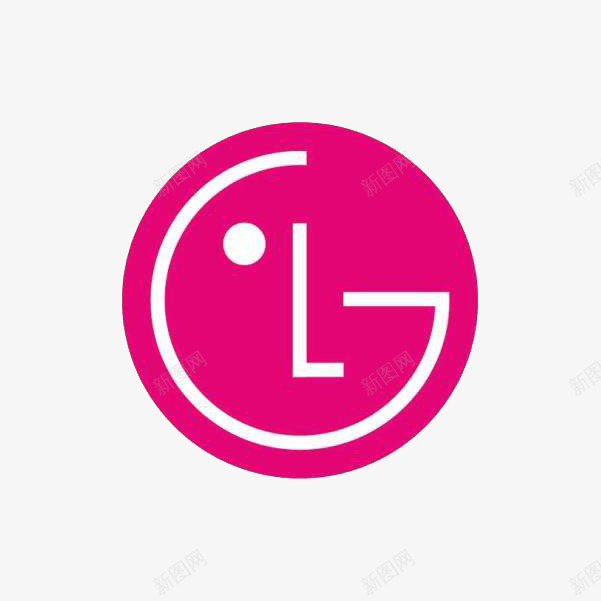 粉色立体LG品牌logo图标png_新图网 https://ixintu.com LG品牌logo 免抠logo 创意logo 圆形logo 立体 粉色