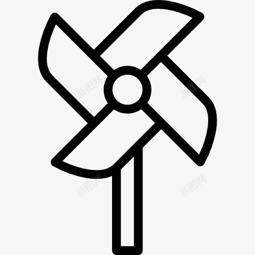 Pinwheel图标png_新图网 https://ixintu.com 工具和器具 玩具厂 风 风车