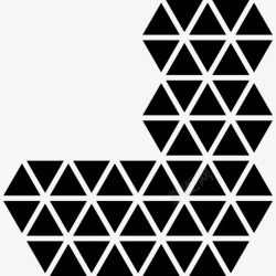 纯棉小袜子多边形的袜子图标高清图片