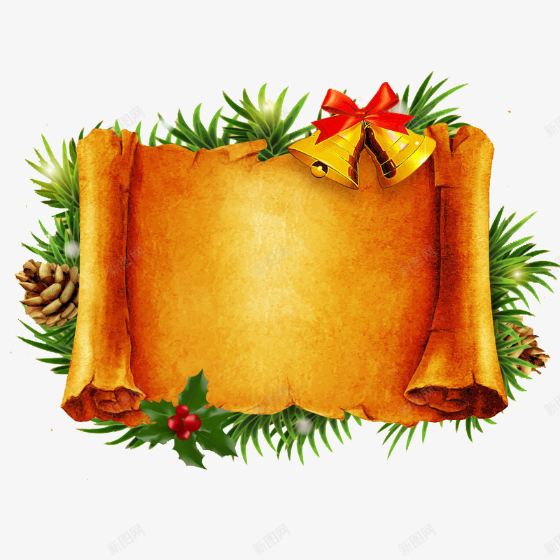 牛皮纸圣诞节psd免抠素材_新图网 https://ixintu.com 公告 圣诞 圣诞节 牛皮纸