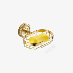 金色香水瓶五金挂件舒尚雅全铜欧式香皂网架高清图片