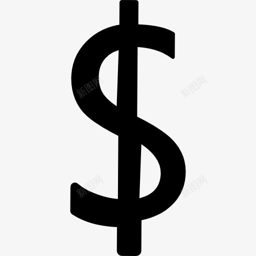 美元的货币符号图标png_新图网 https://ixintu.com 商务 标志 汇率 符号 美元 象征 货币 货币符号