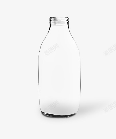 空牛奶瓶png免抠素材_新图网 https://ixintu.com 牛奶瓶