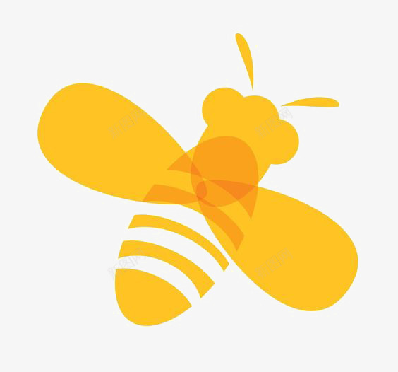 黄色蜜蜂png免抠素材_新图网 https://ixintu.com PPT 创意 卡通蜜蜂 小蜜蜂 简约 花朵 设计感 黄色