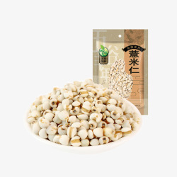 薏米粉包装薏米茶加工工艺制作高清图片