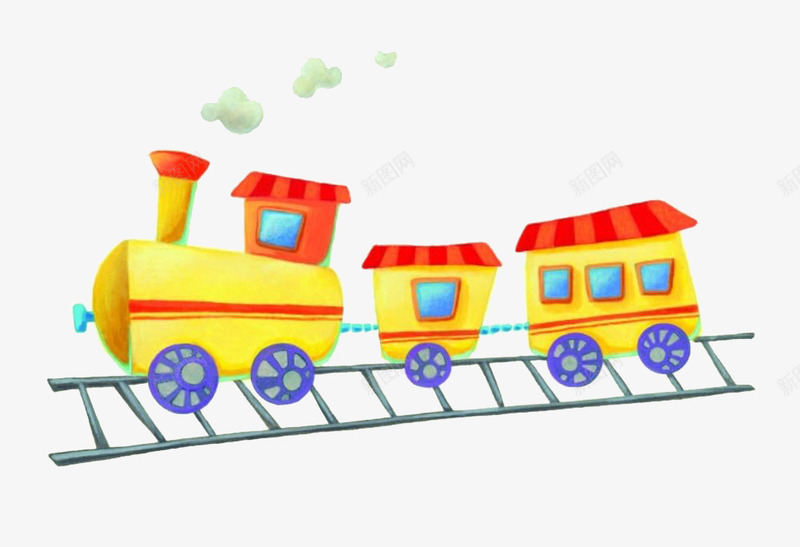 拉筒玩具火车png免抠素材_新图网 https://ixintu.com 火车 玩具 玩具小火车 玩具火车