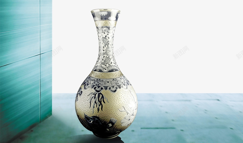 室内背景花瓶png免抠素材_新图网 https://ixintu.com 古典 花瓶 装饰 陶瓷