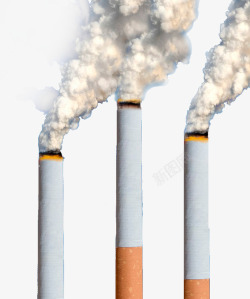 烟雾元素香烟公益广告高清图片