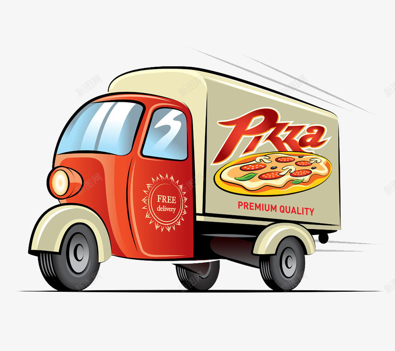披萨送餐车png免抠素材_新图网 https://ixintu.com 披萨送餐车设计披萨送餐车设计模板下载汽车送餐车汽车披萨披萨广告