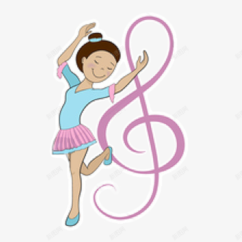 音乐课上跳舞的女孩png免抠素材_新图网 https://ixintu.com 乐符 优雅 女孩 演绎 芭蕾舞 课堂 跳舞 音乐 音乐课 音乐课堂