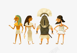 卡通埃及人素材