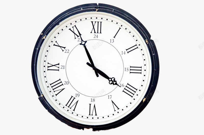黑色的钟表png免抠素材_新图网 https://ixintu.com 守时 时针 时间 钟表