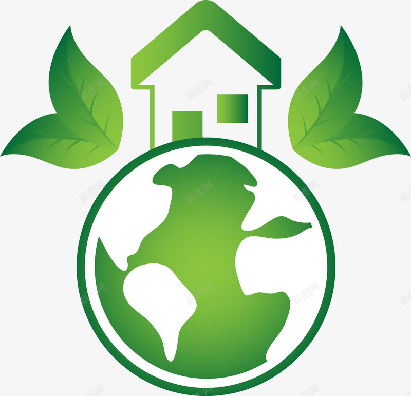 绿色环保房子图标png_新图网 https://ixintu.com 低能耗 房子 环保 环保图标 环境保护矢量绿色环保图标 生态环保 矢量图标 绿色 绿色环保 绿色环保图标 绿色矢量图标 节能环保