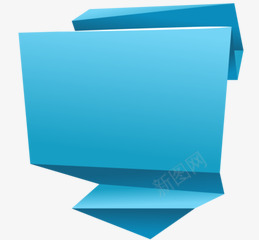 蓝色对话框装饰png免抠素材_新图网 https://ixintu.com 图片 对话框 蓝色 装饰