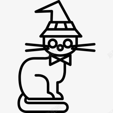 猫与WitchHat图标图标