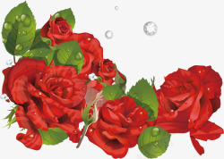 玫瑰红色矢量图素材