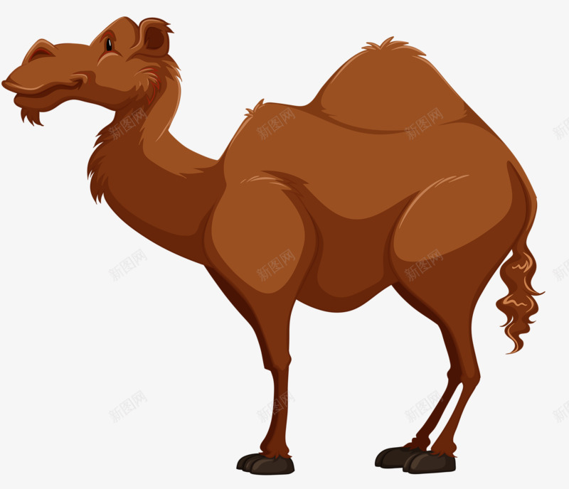 沙漠王者骆驼png免抠素材_新图网 https://ixintu.com 动物 卡通 沙漠 骆驼