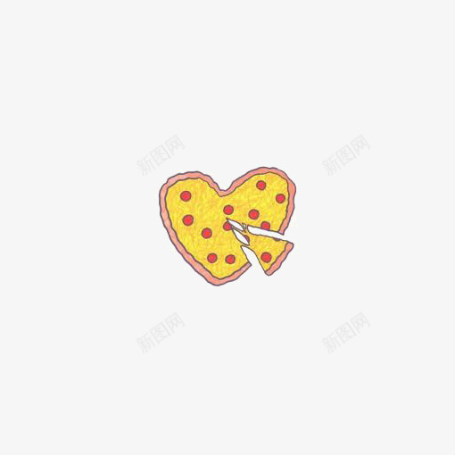 香肠披萨png免抠素材_新图网 https://ixintu.com 卡通披萨 快餐 手绘披萨 披萨免扣PNG 披萨插画 爱心披萨