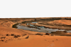 库布齐沙漠内蒙古库布齐沙漠风景图高清图片