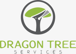 绿色大自然logo图形dragontree矢量图图标高清图片