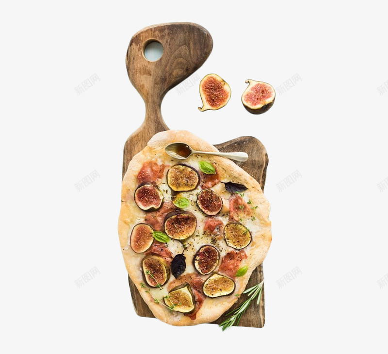 蔬菜披萨png免抠素材_新图网 https://ixintu.com 产品实物 健康饮食 实木餐盘 水果