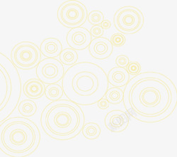 黄色圈圈简历底纹素材