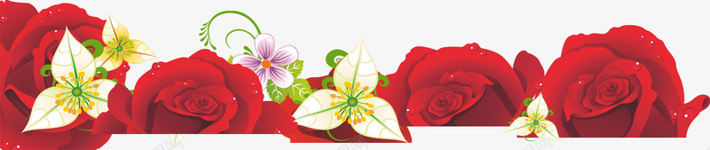红色卡通玫瑰花朵装饰png免抠素材_新图网 https://ixintu.com 卡通 玫瑰 红色 花朵 装饰