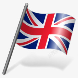 GBR英国的国旗VistaFlagicons图标高清图片