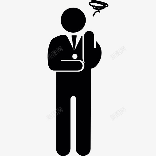 男子套装抽烟图标png_新图网 https://ixintu.com 人 优雅 吸烟 魅力
