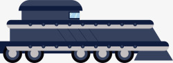 灰白相间铁甲火车高清图片