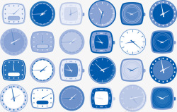 标签时钟时间图标矢量图高清图片