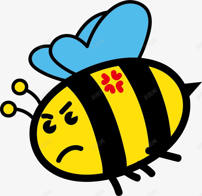 生气蜜蜂png免抠素材_新图网 https://ixintu.com 怒气冲冲 憋屈 生气 蜂毒 蜇人 蜜蜂 蜜蜂采蜜