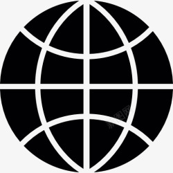 猪八戒网标识世界宽的黑色象征图标高清图片