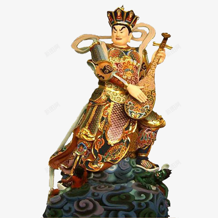 四大天王像png免抠素材_新图网 https://ixintu.com 佛像 佛教人物 摆件 神话人物 装饰品