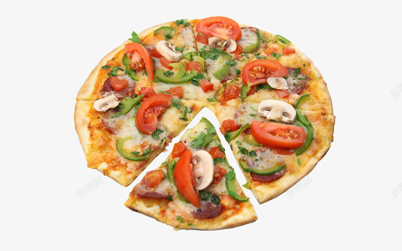 披萨图案png免抠素材_新图网 https://ixintu.com banner装饰 披萨 海报装饰 美食 西式快餐