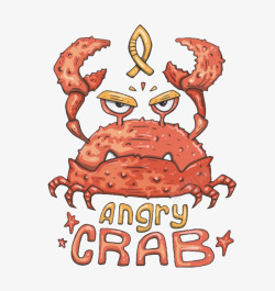 愤怒的螃蟹愤怒螃蟹高清图片