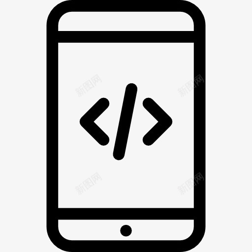 编码图标png_新图网 https://ixintu.com 代码 多媒体 应用程序 智能手机 标志 窗口 编码 网页编程
