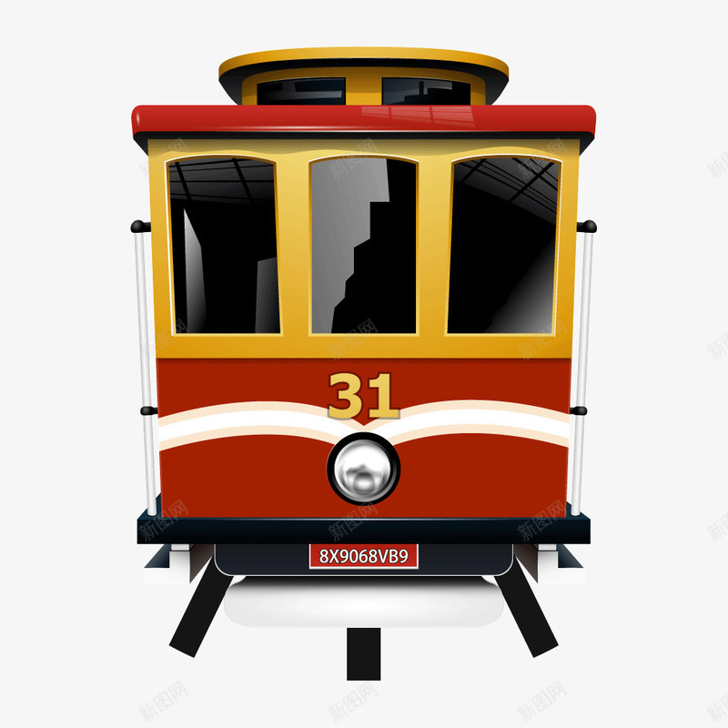 红色卡通火车模型png免抠素材_新图网 https://ixintu.com 卡通 模型 火车 红色 红色卡通