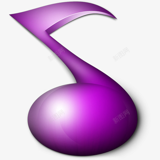 紫色音乐原创音乐图标png_新图网 https://ixintu.com music purple 紫色 音乐