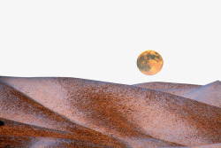 日落效果沙漠日落西山高清图片