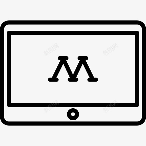 iPad在管图标png_新图网 https://ixintu.com 平板 网络连接技术 苹果技术 触摸屏