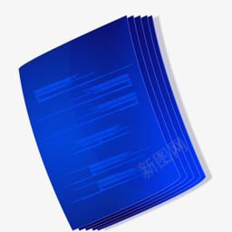 蓝色信纸图标png_新图网 https://ixintu.com 信纸 图标 蓝色 设计