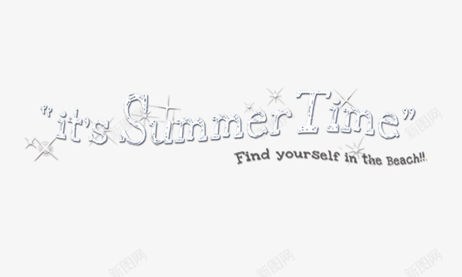 summerpng免抠素材_新图网 https://ixintu.com summer 发光 夏日时光 英文字母