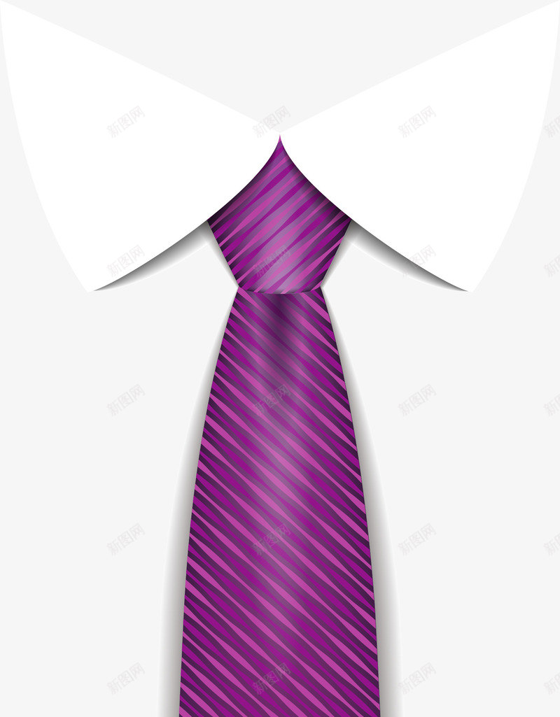 领带png免抠素材_新图网 https://ixintu.com 两地啊 紫色 衣领